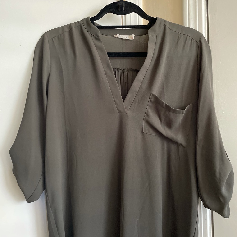 Flowy Olive top